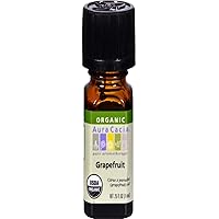 100% Pure Grapefruit Essential Oil | Certified Organic, GC/MS Tested for Purity | 7.4 ml (0.25 fl. oz.) | Citrus paradisi