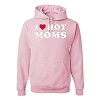 I Heart Hot Moms Mens Hoodies