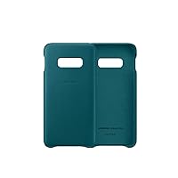 SAMSUNG Original Galaxy S10e Premium Green, Business Leather Protective Back Cover Case (Retail Packing)