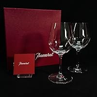 Baccarat Onology Series Wine Glass Pair Crystal Glass Baccarat Glass Cup Tableware Interior Figurine Trinket Box