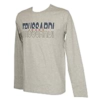 Trussardi Jeans Men's Cotton Long Sleeves Round Neck t-Shirt Sweater Man Item 52T00303