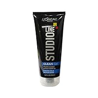 Studio Line Clean Gel, Strong Hold, 6.8 Ounce (Pack of 2)
