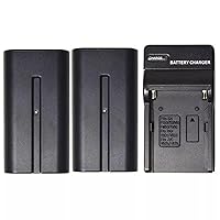 Savage BNP-F750 2X 4400mAh Lithium-Ion Battery with Charger for Sony Digital Cameras and Camcorders