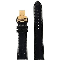 Tissot unisex-adult Leather Calfskin Watch Strap Black T600034551