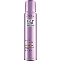 L’Oréal Paris EverPure Sulfate Free Tinted Dry Shampoo for Light Hair, for Blonde Hair, Absorbs Oil, Refreshes Colored Hair, with Rice Starch, Vegan Formula, Paraben Free, Gluten Free, 4 fl oz