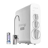 Waterdrop G3P800 Reverse Osmosis System, 800 GPD Fast Flow, NSF/ANSI 42 & 53 & 58 & 372 Certified, 3:1 Pure to Drain, Tankless Under Sink RO Water Filter System, LED Purifier, Smart Faucet