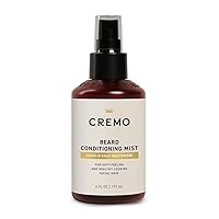 Cremo Leave-In Daily Beard Conditioning Mist - For Soft-Feeling and Healthy-Looking Facial Hair, 6 Fl Oz