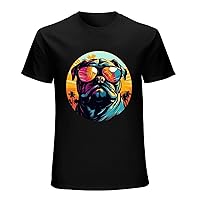Inspired Dog Men's T-Shirt Creative and Playful Canine Graphic Men Women Vintage T-Shirt