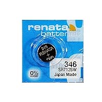 Renata Batteries 346 / SR712SW Watch Battery (5 Pack)