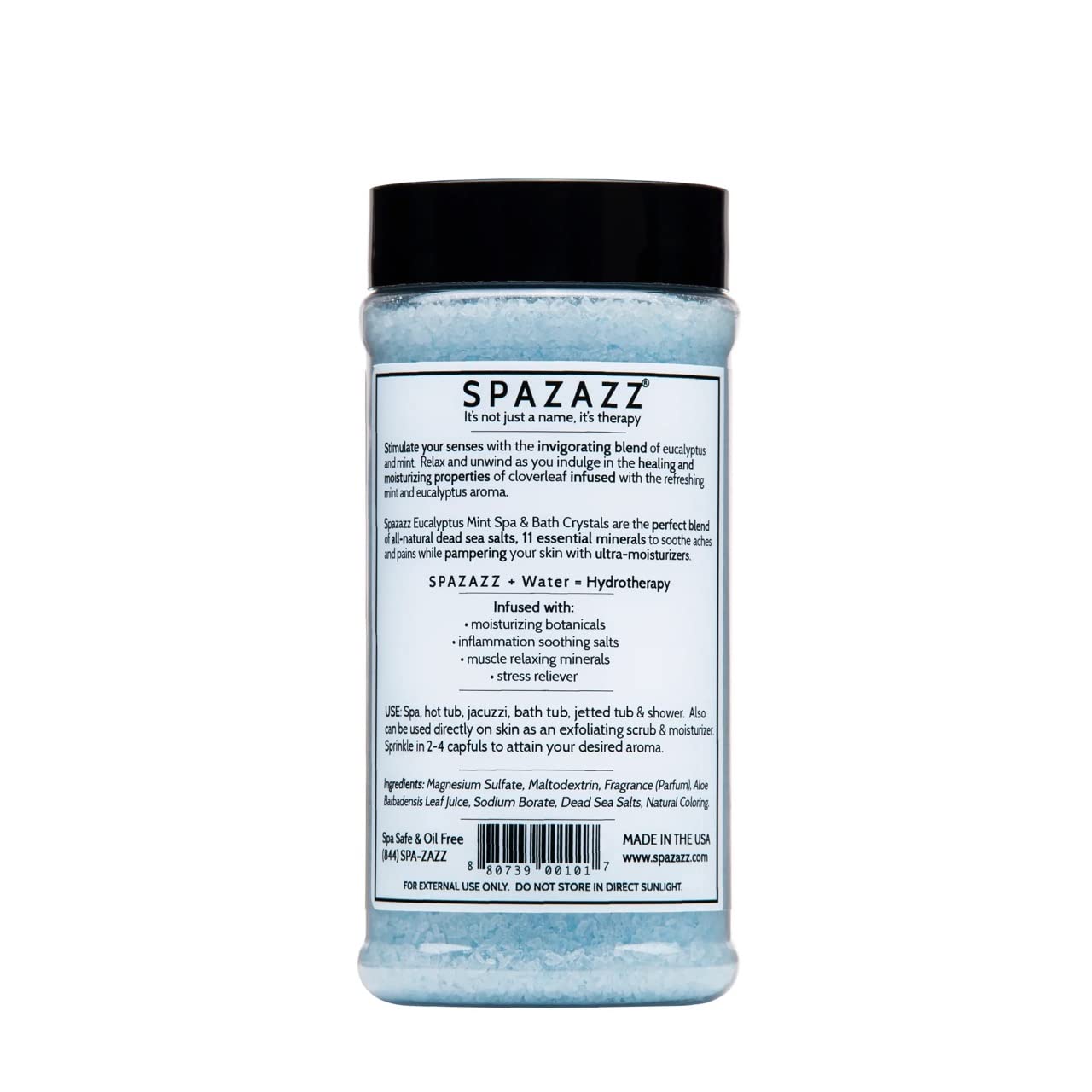 Spazazz Eucalyptus Mint Spa and Bath Crystals