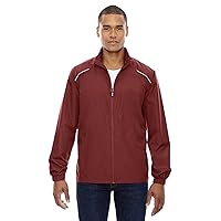 Core 365 Motivate Men's Tall Unlined Lightweight Jacket, Classic Red 850, Large Tall