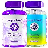 purple tree® Celebrate + Next Day Bundle 120 Pills | Post-Celebration Wellness Vitamin Combo