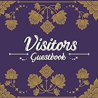 Visitors Guest Book: Thai art Purple background Sign In Book - Address Contact Message Log Tracker Recorder Address Lines, Lake country vacation ... business record, AirBnB, Bed & Breakfast Visitors Guest Book: Thai art Purple background Sign In Book - Address Contact Message Log Tracker Recorder Address Lines, Lake country vacation ... business record, AirBnB, Bed & Breakfast Paperback