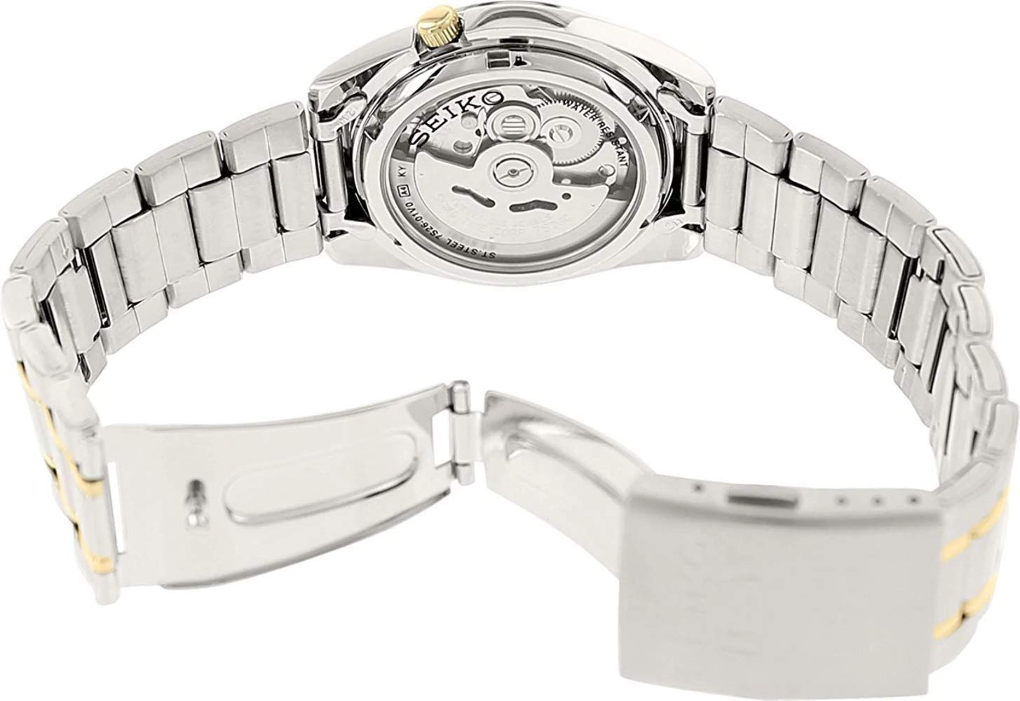 Seiko 5 Silver/Gold Watch SNKL47K1