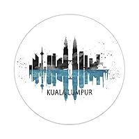 Malaysia Kuala Lumpur Skyline Stickers 50 Pcs City State Sticker Decal City Scene Durable Sticker Labels Stickers for Water Bottles Laptop Cup Skateboard Scrapbooks 4inch