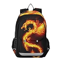 ALAZA Dragon Anime Laptop Backpack Purse for Women Men Travel Bag Casual Daypack with Compartment & Multiple Pockets