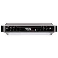 iLive Bluetooth Under Cabinet Radio (FM) CD and MP3 player, USB, AUX in, Wireless Music System with Kitchen Timer, Digital Clock, with Remote Control IKBC384SMP3U