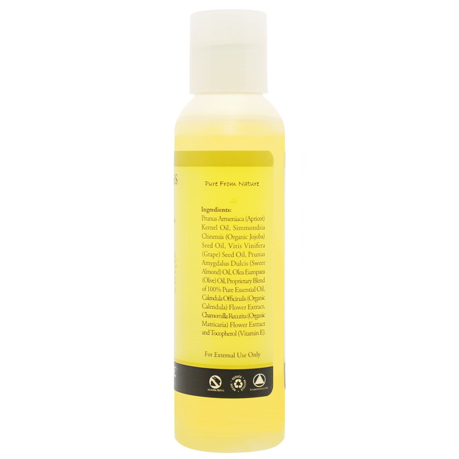 Plantlife Lemongrass Body Oil - Formulated for Soft and Silky Skin Using Rich Plant Oils That Absorb and Leave a Light Aroma on the Skin - Made in California 4 oz