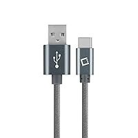 Cellet USB Type C Fast Charging Cable, Durable Nylon Braided USB C to USB A Cord Compatible with Samsung Galaxy S10 Plus S10e S9 S8 Note 9 Google Pixel 2 3 XL Moto Z3 Force