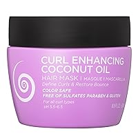 Luseta Curly Hair Mask 16.9 Oz, Smooth & Moisturize, Deep Conditioning Treatment Anti-frizz & Repair Split Ends for Wave Hair