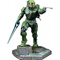 DARK HORSE COMICS Halo Infinite: Master Chief Grappleshot PVC Statue, 10 inches, Green