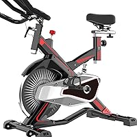 Small Adjustable Exercise Bikes, Indoor Cardio Training Bike, for Home Office Fitness Workout