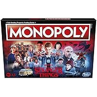 Monopoly Hasbro Gaming : Netflix Stranger Things Edition Board Game for Adults and Teens Ages 14+, for 2-6 Players, Multicolor