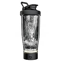 Electric Protein Shaker Bottle, 24 oz USB Rechargeable Blender Bottles, Shaker cups for Protein Mixes with BPA Free, Blender Replacement Parts, Made with Tritan Portable Blender Cup for Protein Shakes