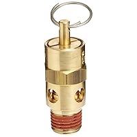 Control Devices - ST25-1A200 ST Series Brass ASME Safety Valve, 200 psi Set Pressure, 1/4