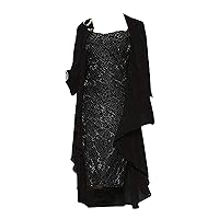 YiZYiF Women Mother of The Bride Dresses Floral Lace Wedding Guest Dress with Chiffon Cardigan Two Pieces Set
