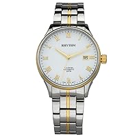 RHYTHM Japanese Automatic Men's Watch Two-Tone Stainless Steel Watch VA1516S03