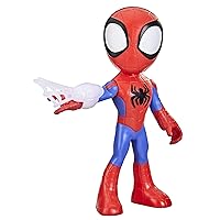 Spidey and His Amazing Friends Supersized Spidey 9-inch Action Figure, Preschool Super Hero Toy for Kids Ages 3 and Up
