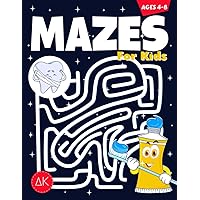 Funny Mazes For Kids Ages 4-8: Activity books for kids + 100 Adventure Mazes Funny Mazes For Kids Ages 4-8: Activity books for kids + 100 Adventure Mazes Paperback Spiral-bound