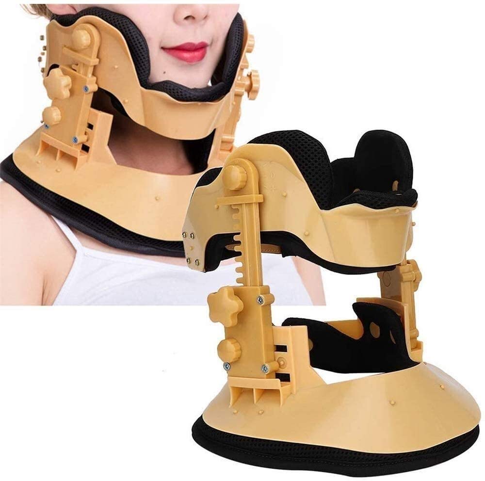 Support Braces Device,Neck Straightener Cervical Neck Traction Device,Household Cervical Collar Neck Brace Air Traction Therapy Device Relax Pain R...