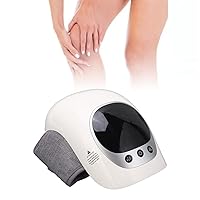 GOWENIC Cordless Knee Massager with Heat Compression and Vibration, Infrared Heating Electric Knee Massager, Portable Knee Massage for Swelling Stiff Joints, Stretched Ligament Injuries