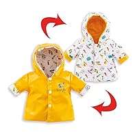 Corolle Little Artist Rain Coat Baby Doll Outfit - Premium Mon Premier Poupon Baby Doll Clothes and Accessories fit 12