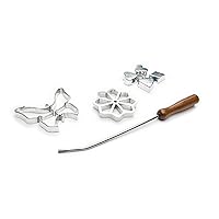 Fox Run Rosette Set, Cast-Aluminum, 4-Piece