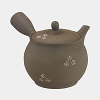 Tokoname Pottery : SEKIRYU - cherry blossom - Japanese Pottery Kyusu Tea Pot 370cc ceramic mesh net [Standard ship by Int'l e-packet: with Tracking & Insurance]