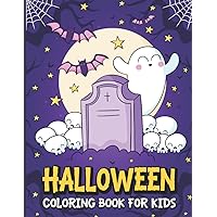 Halloween Coloring Book For Kids: Happy Halloween Coloring Book For Kids