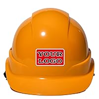 Custom Construction Work Safety Helmet Full Brim Hard Hat Suspension Hard Hat with Vents