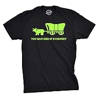 You Have Died of Dysentery T Shirt Funny Gamer Shirts Video Games Nerdy Cool 80s