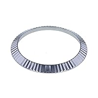 Ewatchparts FLUTED BEZEL COMPATIBLE WITH 41 ROLEX DATEJUST 126300 126333,126334 STAINLESS STEEL TOP QLY