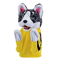 2024 New Kung Fu Animal Toy, Kung Fu Animal Toy Husky Gloves Doll,Animal Hand Puppet Stuffed Animal Toys,Kung Fu Puppy Dog Action Toy Gifts Suitable for Adults and Children's Handsa