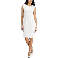 Kasper Women's Petite Sheath Dress with Cut Out