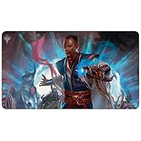 Ultra PRO - March of The Machine Card Playmat ft. Teferi Akosa of Zhalfir for MTG - Protect Your Cards During Gameplay from Scuffs & Scratches, Perfect as Oversized Mouse Pad for Gaming & Desk Mat