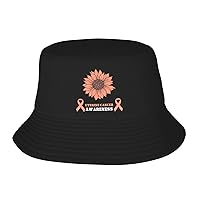Awareness Bucket Hat Fisherman Cap Packable for Women Men