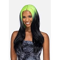 Vivica A. Fox BILLIE, SYNTHETIC HAIR, Natural Baby Lace Wig, Color 1B, Off Black