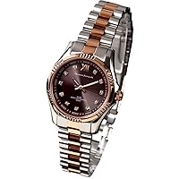 Mauro Geraldi MJ038-1 Solar Zirconia Wristwatch, Silver, Watch Solar