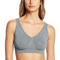 Women's Cozy Wireless Bra, Full-Coverage Pullover Bra, Seamless T-Shirt Bra