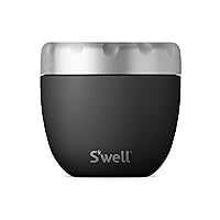 S'well Eats Stainless Steel Food Bowls, 21.5oz, Onyx, Triple-Layered Vacuum-Insulated Containers Keeps Food Cold for 11 Hours and Hot for 7 hours, Condensation Free, BPA Free